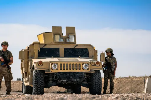 Zdalnie sterowany Humvee z Ukrainy