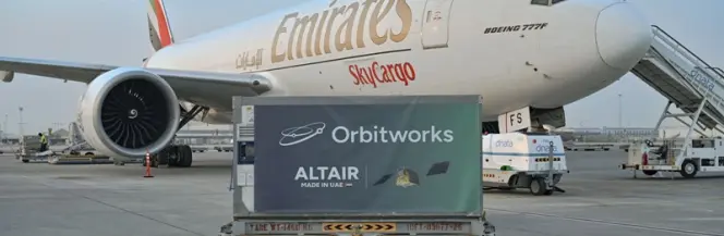 Emirates przewiozły satelitę Altair-1