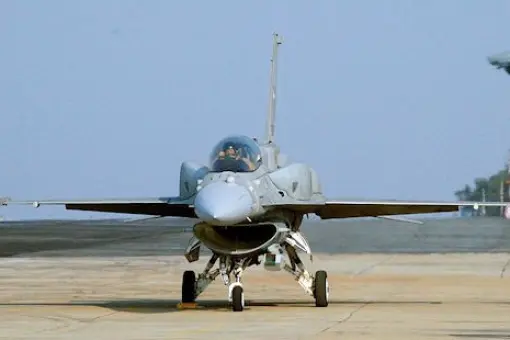 Awaria F-16 na Aero India 2009 