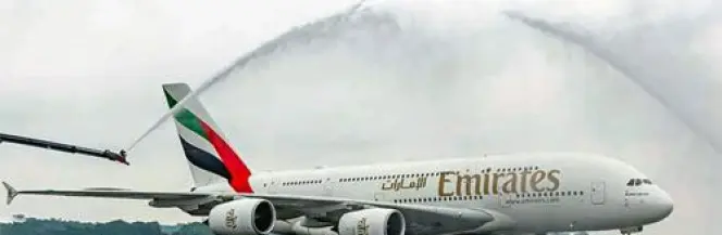 Powrót A380 Emirates na 6 tras