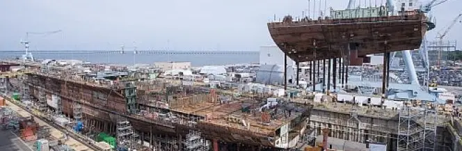 Kadłub USS John F. Kennedy gotowy w połowie
