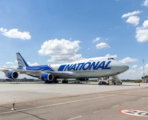 Boeing 747 National Airlines w Jasionce