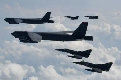 B-52H nad Kolumbią 