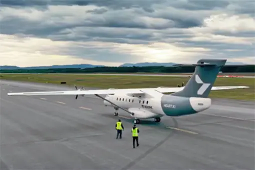 Testy kołowania Heart Aerospace X1
