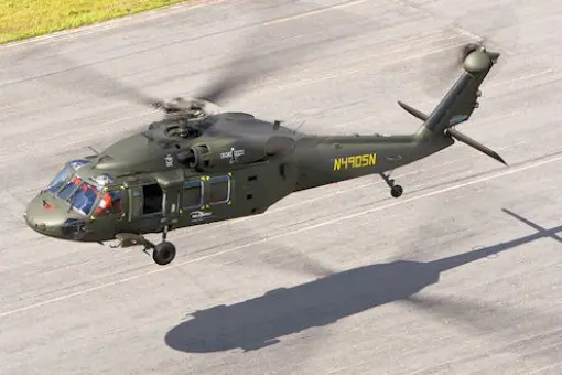 Black Hawk z Mielca oblatany