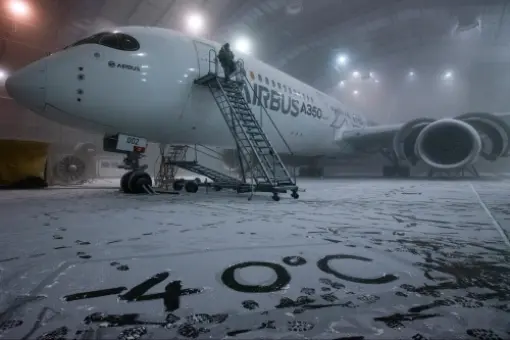 Próby klimatyczne A350