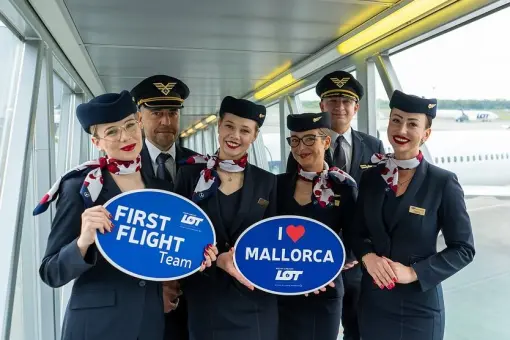 PLL LOT zainaugurowały połączenia na Kretę i Majorkę