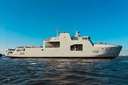 Wodowanie HMCS Harry DeWolf