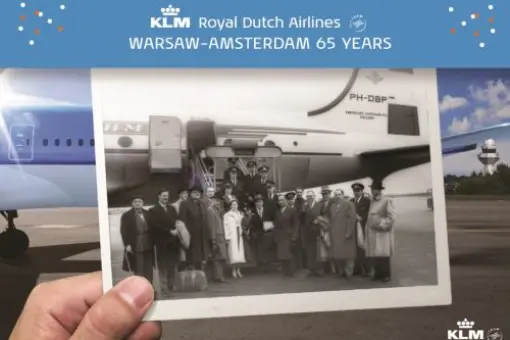 KLM od 65 lat w Polsce