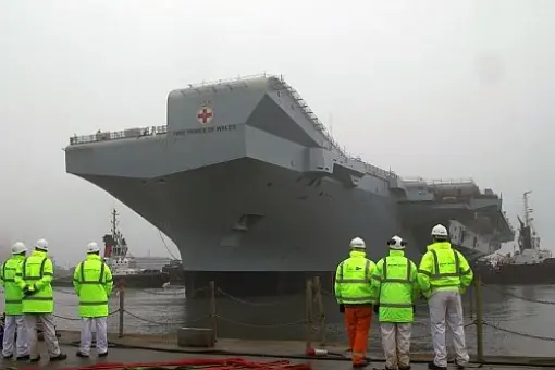Wodowanie HMS Prince of Wales