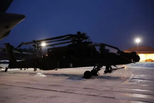 Brytyjskie Apache w Norwegii 