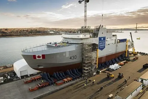 Skompletowano kadłub HMCS Harry DeWolf
