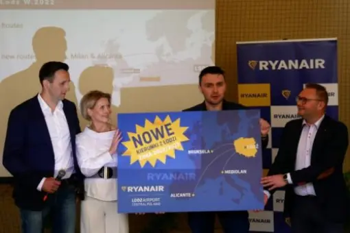 Zimowa oferta Ryanaira z Łodzi