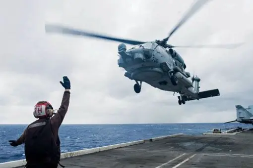 Na USS Reagan rozbił się Sea Hawk