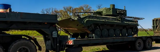 Ukraiński BMP z hiszpańską wieżą