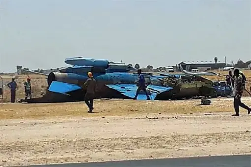 W Namibii rozbił się Chengdu F-7