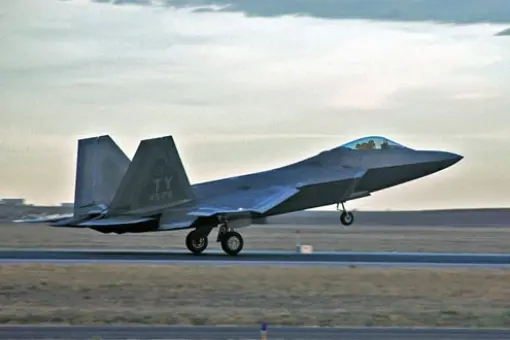 Wypadek F-22A