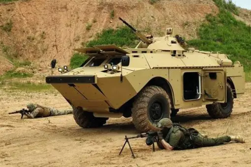 Pierwszy pokaz BRDM-2MB Biekas