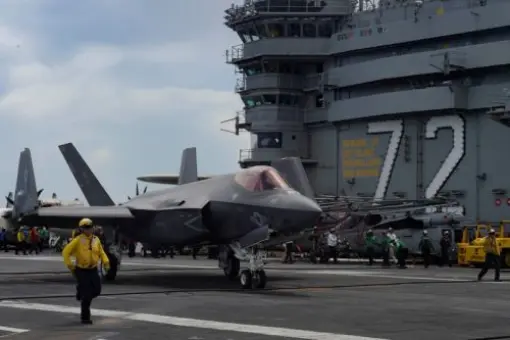 F-35C znowu na pokładzie Lincolna