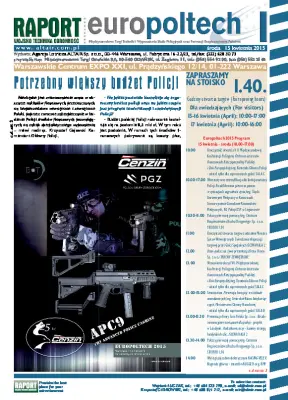 Raport Europoltech 01/2015