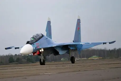 Pierwsze Su-30SM dostarczone Białorusi