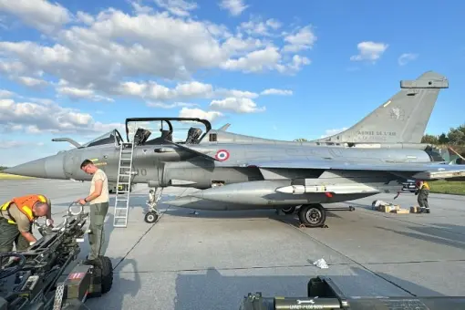 Rafale rozmieszczone w Polsce