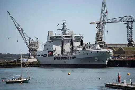 RFA Tidespring w Wielkiej Brytanii
