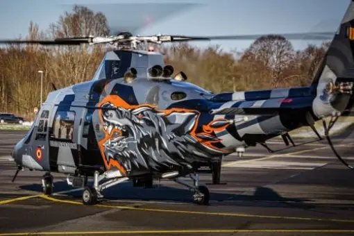 Specjalne malowanie belgijskiego A109BAi