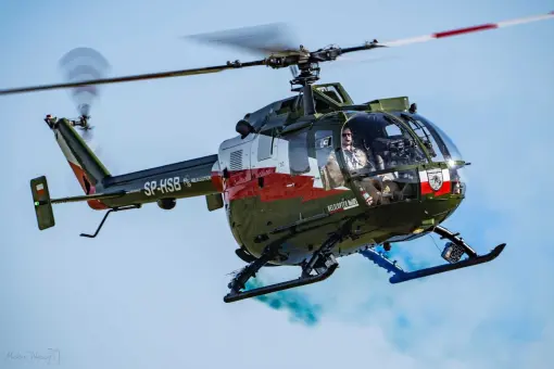 Bo 105 na Świdnik Air Festival