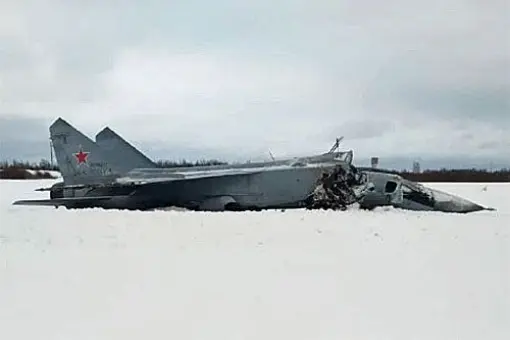 MiG-31 wypadł z pasa