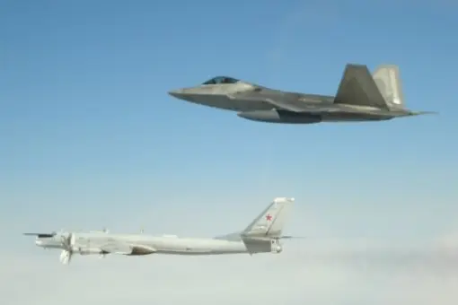 Tu-95MS w pobliżu Alaski