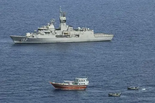 Podwójny sukces HMAS Warramunga