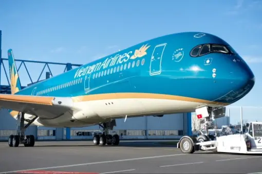 Wietnamski A350 opuszcza lakiernię