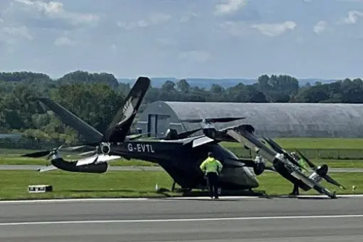 Rozbił się prototyp VX4
