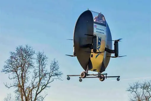 Zeva eVTOL Zero oblatany