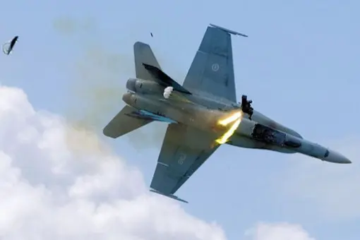 Rozbił się CF-18B