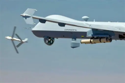 Test MQ-9A Reaper z Switchblade 600