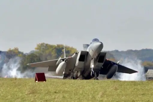 Amerykańskie F-15 na Ukrainie