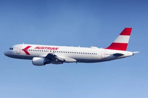 Austriacki A320 w malowaniu retro