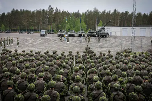 Grupa bojowa NATO w Finlandii utworzona