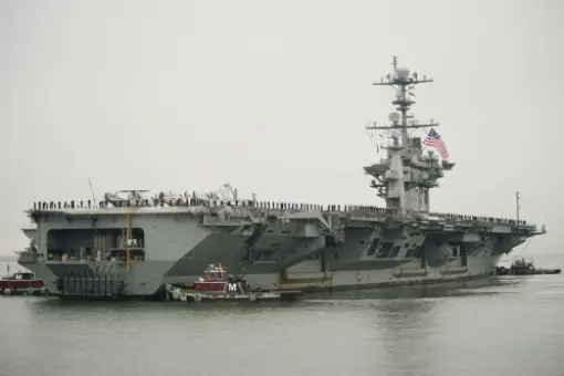 Przygotowania do modernizacji CVN 73