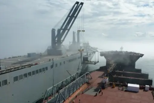 Po próbach USNS Montford Point 