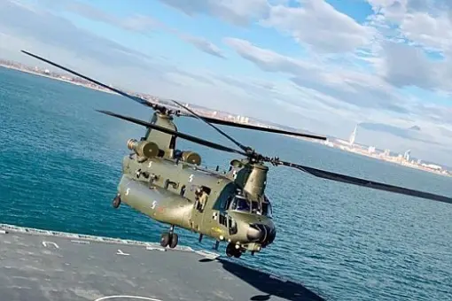 Operacje lotnicze z pokładu RFA Tidesurge
