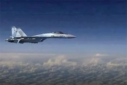 Rozbił się rosyjski Su-27
