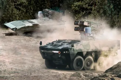 Wyrzutnia ppk Spike dla BWP-1 i Rosomaka