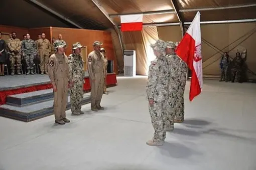 Przekazanie obowiązków dowódcy PKW Kuwejt