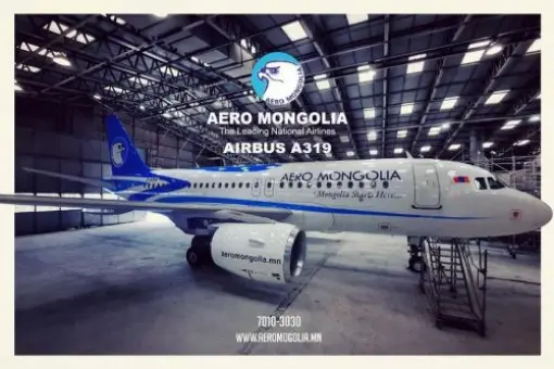 A319 dla Aero Mongolia