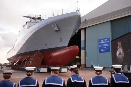Chrzest HMS Trent