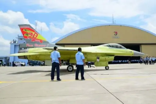 Oblot zmodernizowanego indonezyjskiego F-16