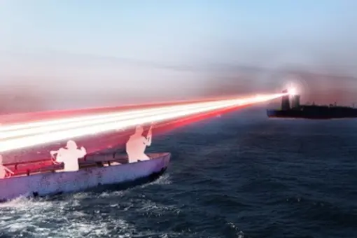 Laser przeciw piratom